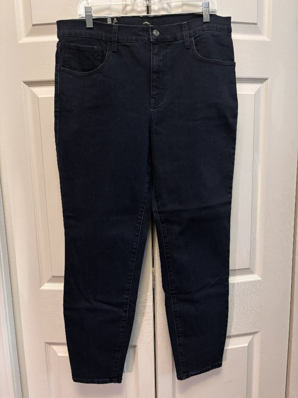 Express Skinny Jeans Womens Size 16 Dark Wash Stretch Denim NWT 27” Inseam